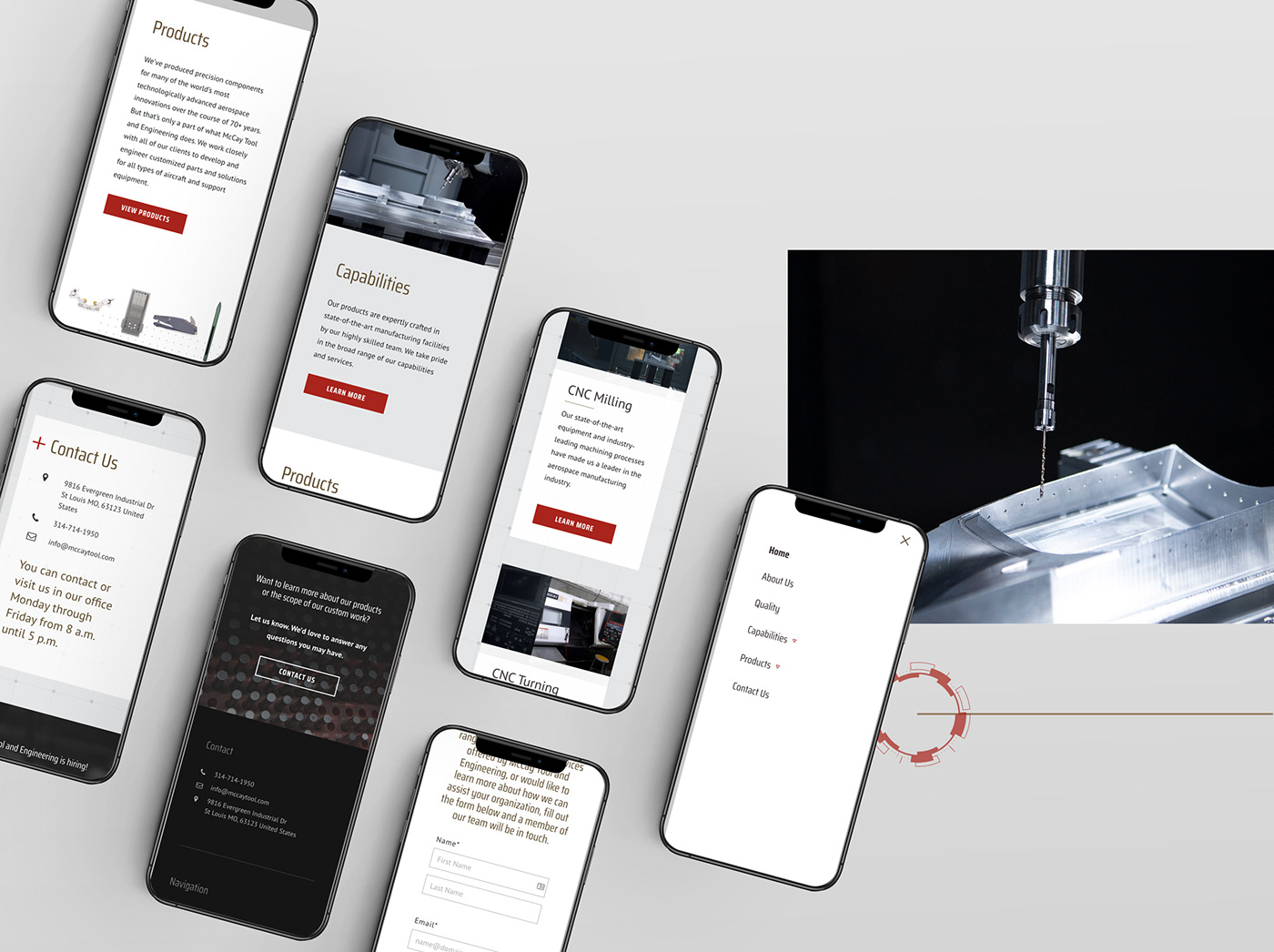 Aerospace airplane Engineering  mobile Responsive UI ux Web Design  Website Website Design