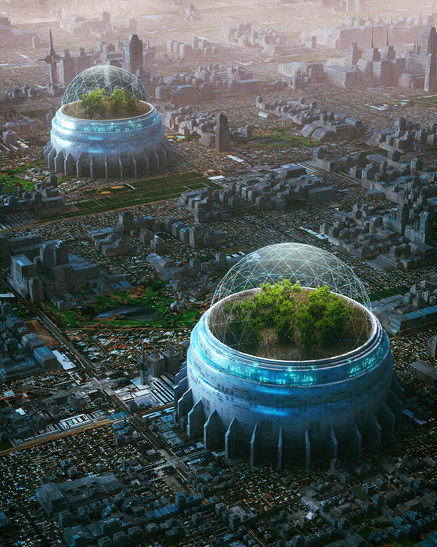 3dart 3D design architecture science fiction Scifi Cyberpunk fantasy cinema4d