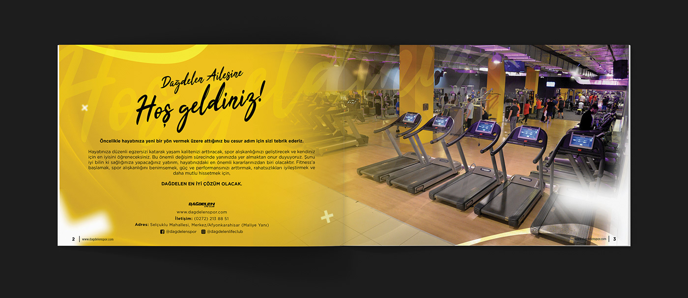 gym fitness sport catalog print