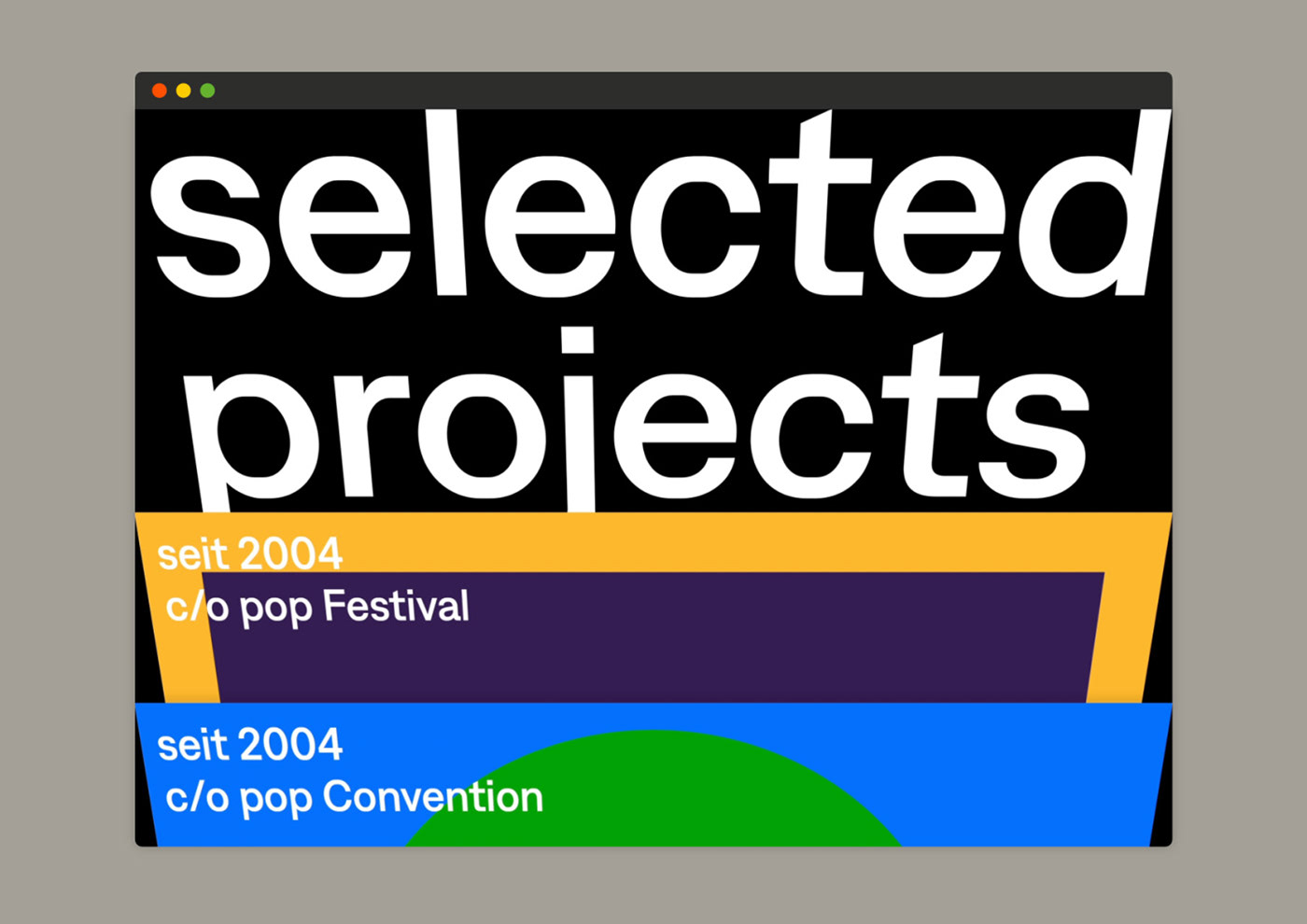 Website UI/UX culture music festival Webdesign motion design kirby vinyl Cover Art