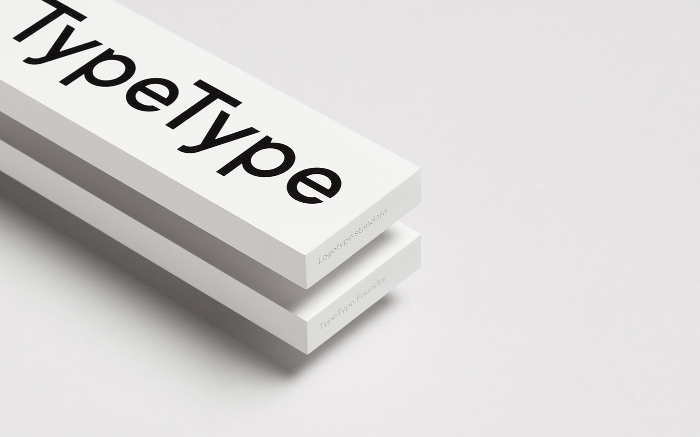 font identity Logotype White black brand catalog deboss card free