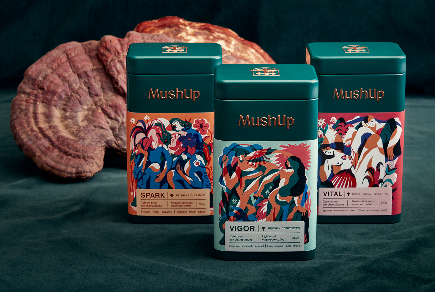Packaging example #142: MushUp - Branding & Packaging