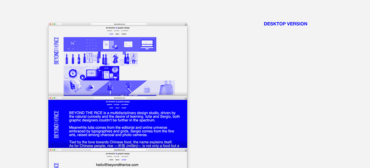 blue studio design UI ux cards Stationery Minimalism animation  brand