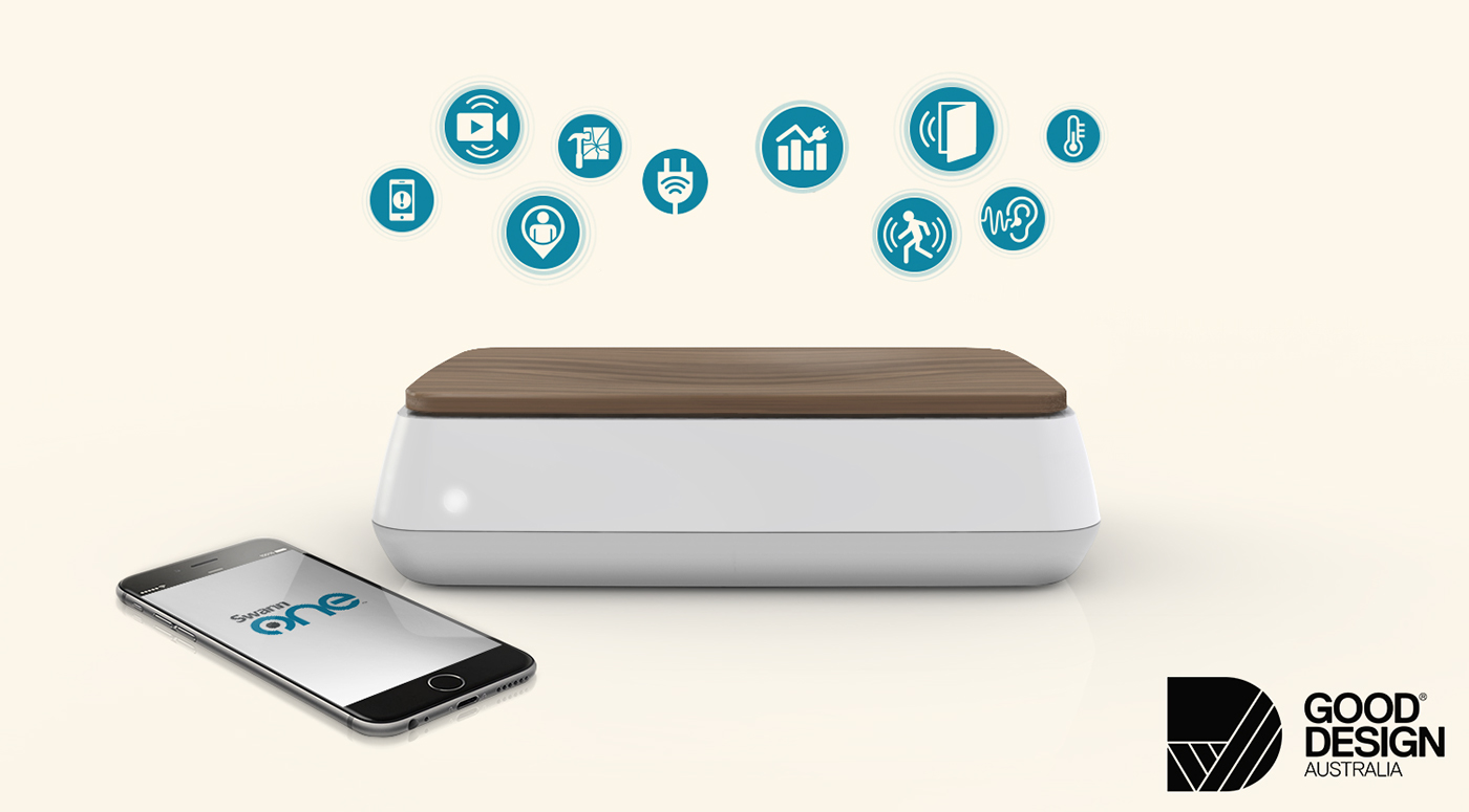 Smart Home consumer electronics simple clean wood connected smart phone