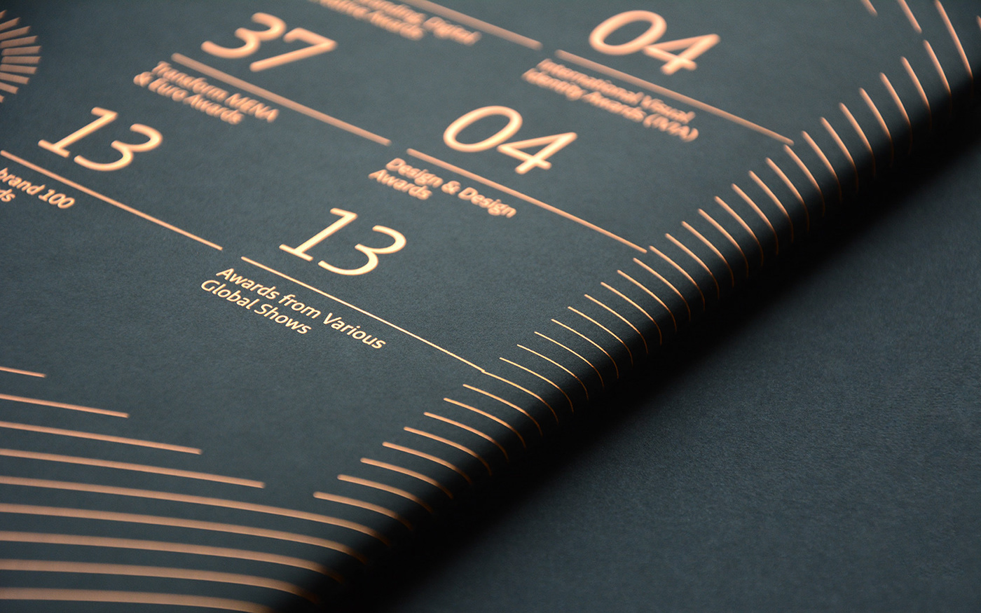 print foil copper hologram typographic serif modernism maximalism