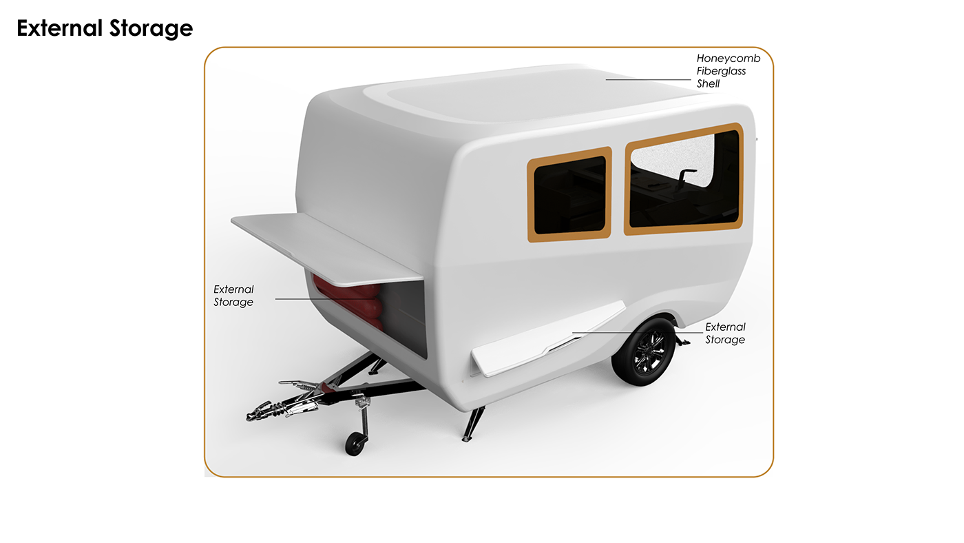 family trailer design caravan Interior camp Van lıvıng camping future