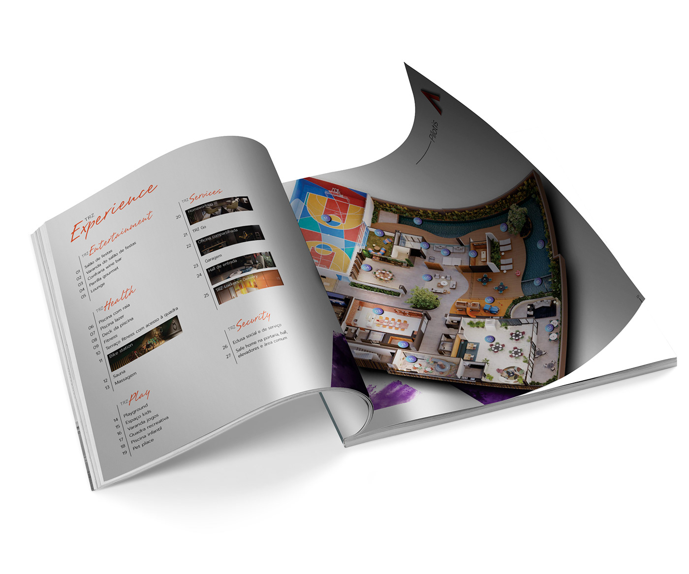 composition real estate visual identity book marketing imobiliário belo horizonte construção civil photoshop