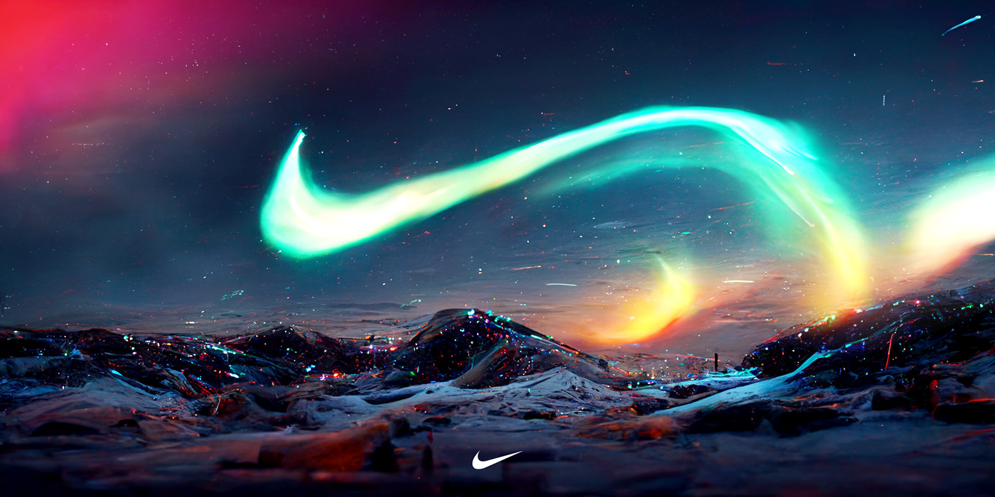 ads Advertising  ai artificial intelligence colorful graphics Inteligencia Artificial machine learning Nike photoshop