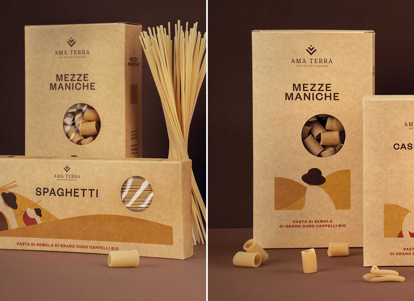 Food  food illustration ILLUSTRATION  identity Packaging packaging design Pasta minimal typography  