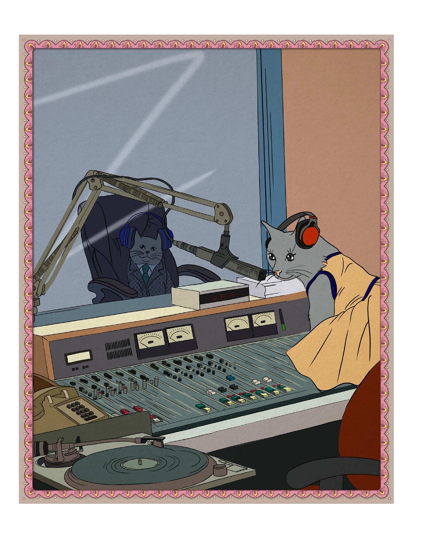 BBC BBCradio ILLUSTRATION  bookillustrations children'sbook characterdesign catillustration bookcover