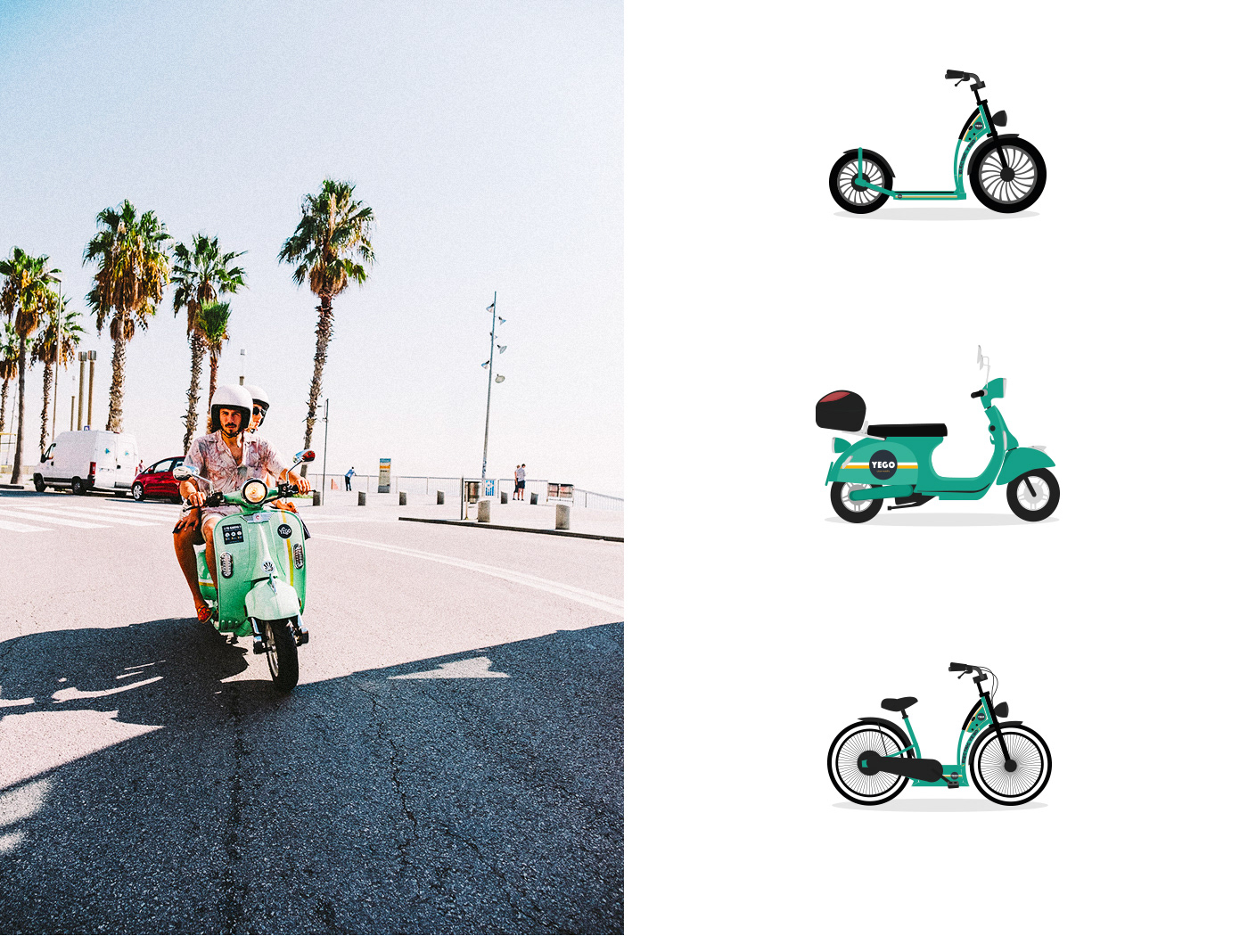 barcelona Bike creative electric motosharing Scooter sharing UI uidesign Website