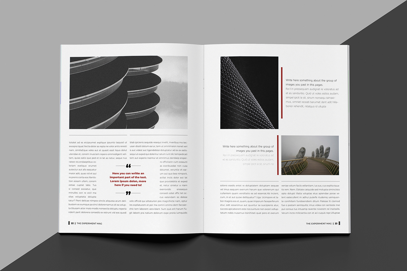 magazine brochure editorial design print digital modern Urban Style architecture