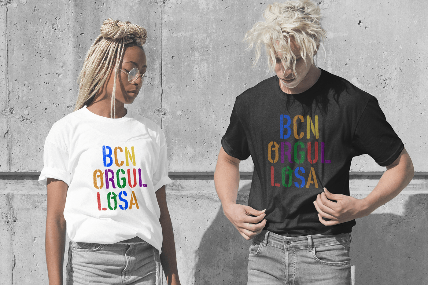 Advertising  barcelona campaign graphicdesign ILLUSTRATION  orgullo pride hands lgbti Procreate