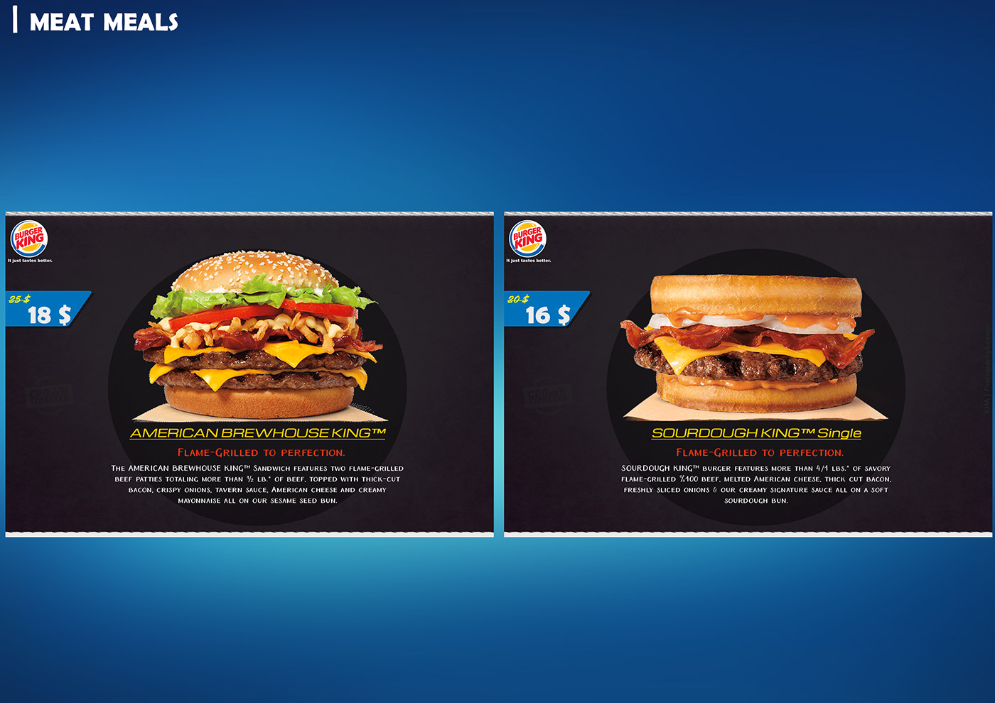 social media Burger King Food  burger flyer printed creative brand Advertising  model