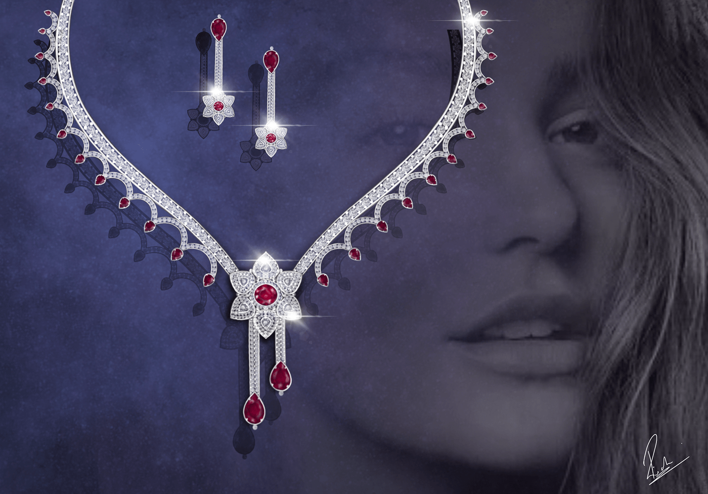 diamond  Jewellery ruby