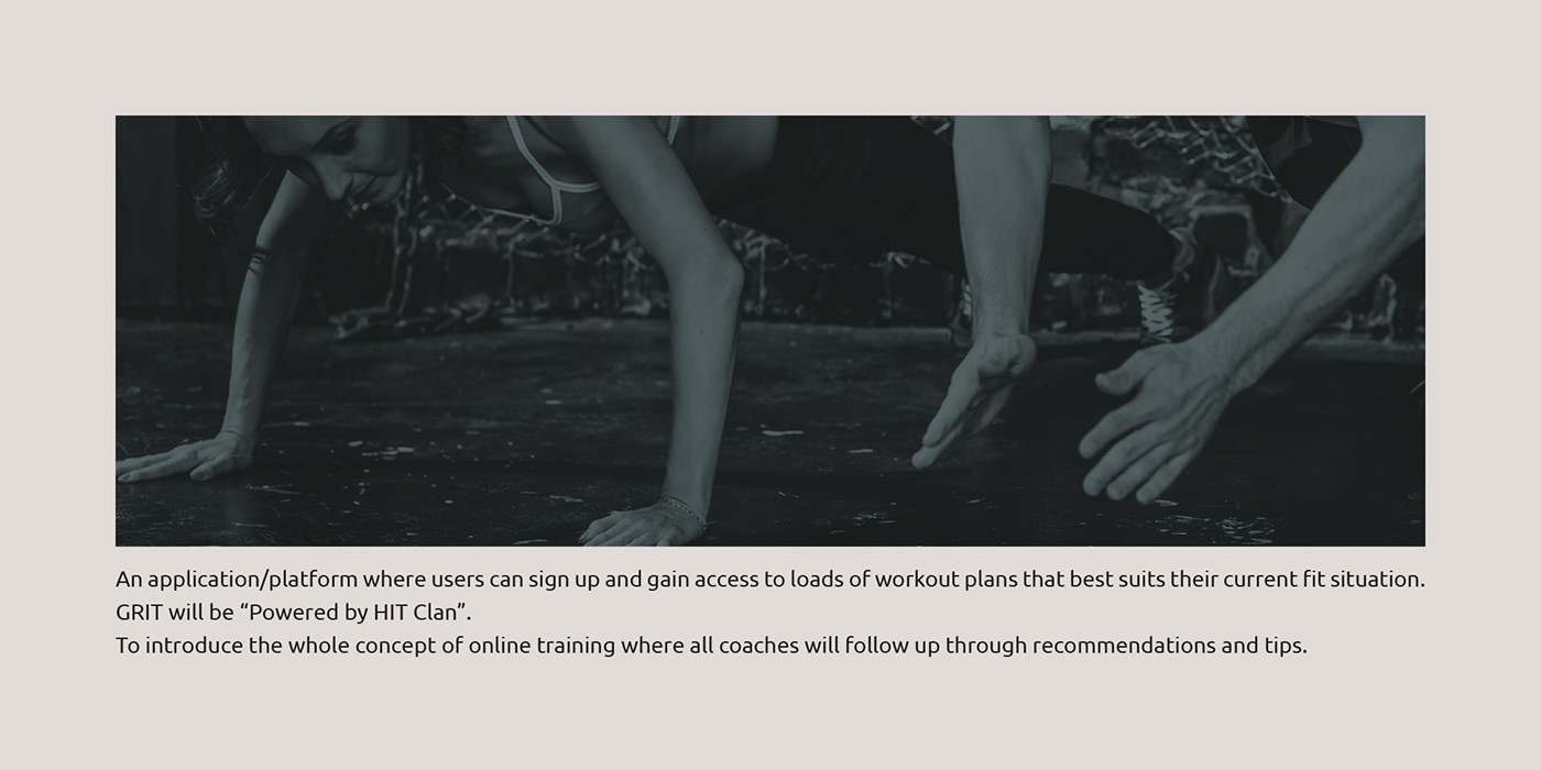 fitness gym training workout motivation grit Crossfit healthy online branding 