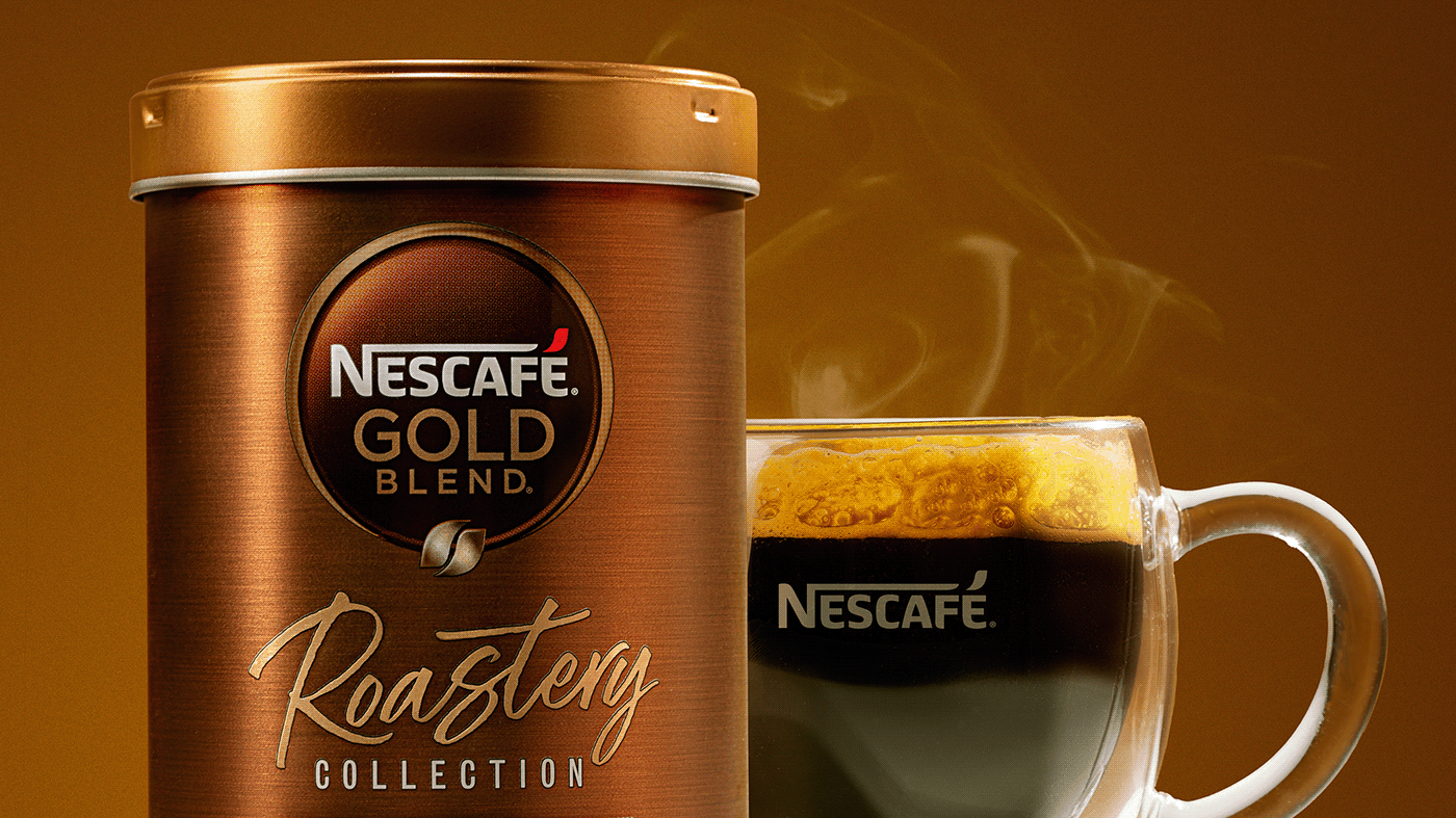 ads Advertising  artwork Coffee nescafe photoshoot poster Product Photography retouch still life