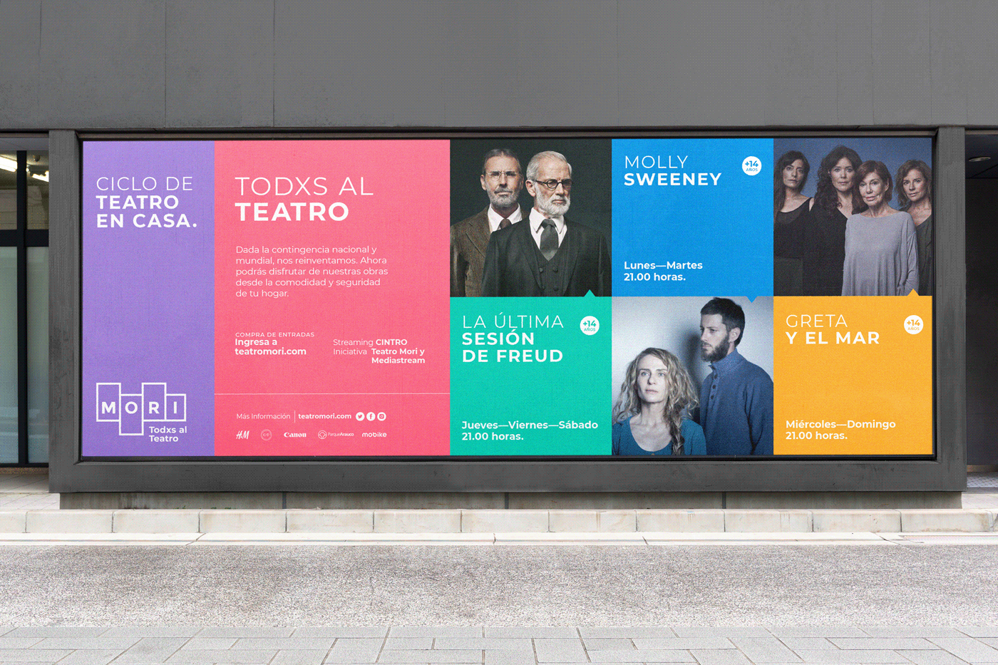 Awards billboard branding  culture estrategic design logo poster teatro Theatre