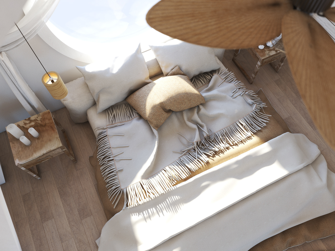 Cabane design ecolo ecolodge fresh Interior Nature soft White wood