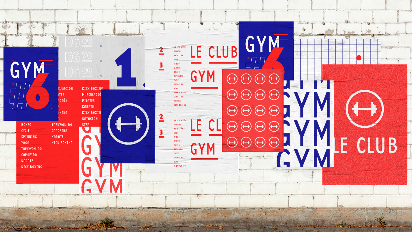 gym ID identity sport fitness type editorial poster argentina deporte print Twerking gimnasio Yoga Crossfit