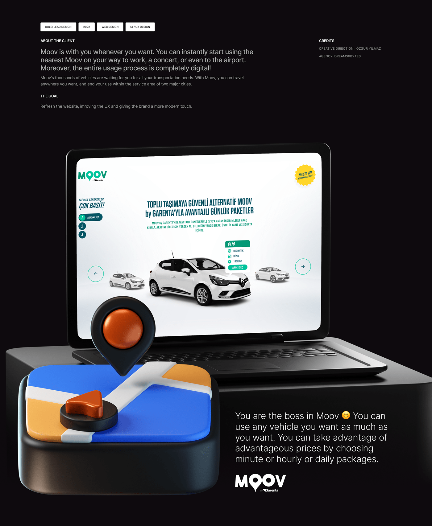 UI/UX Website marketing   rent a car Cars business Figma landing page