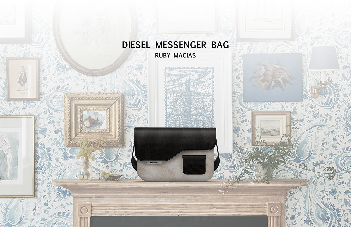 Diesel Messenger Bag on Behance