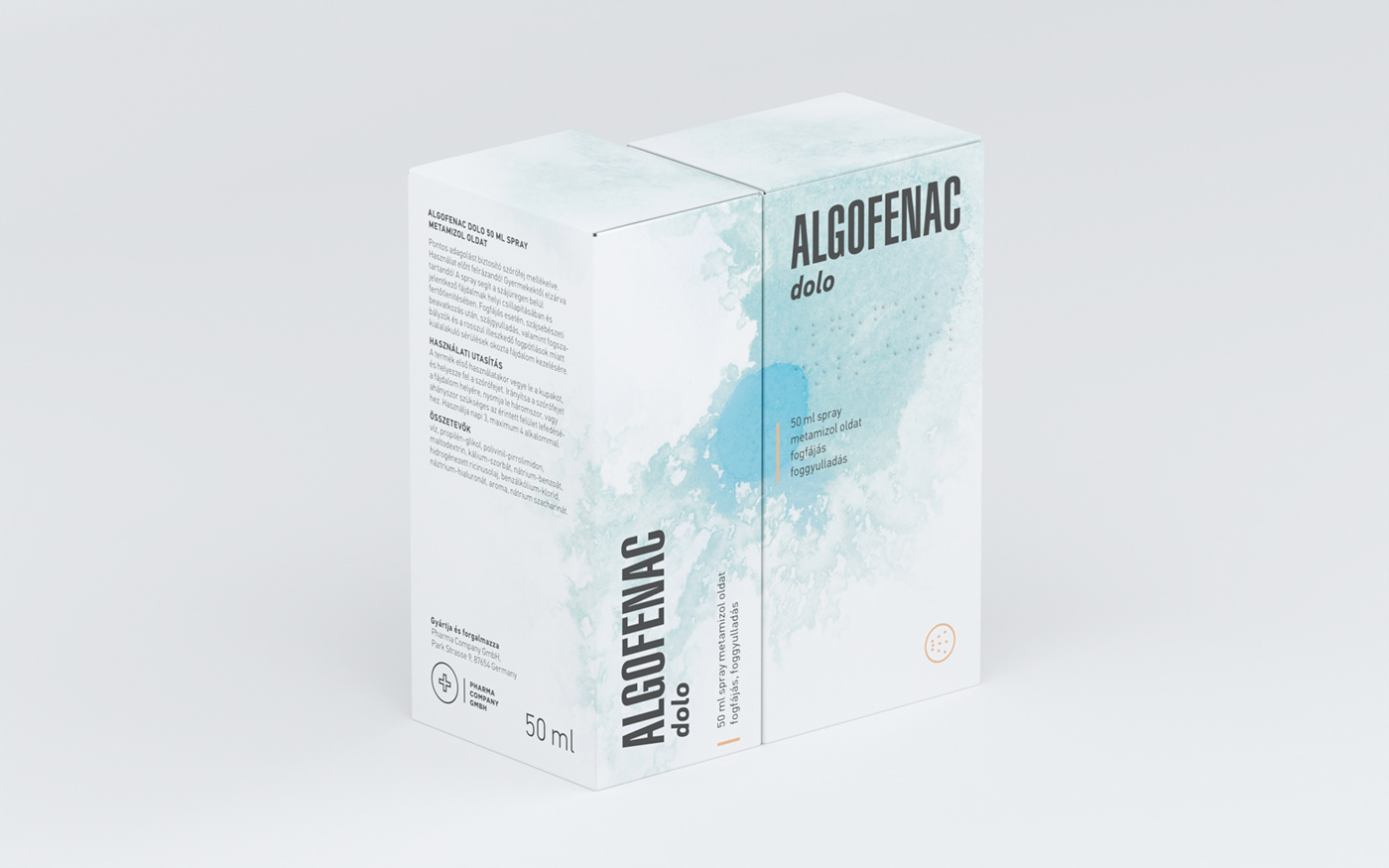 3D graphic graphic design  Logo Design medicine package Packaging Pharma product visalization rendering
