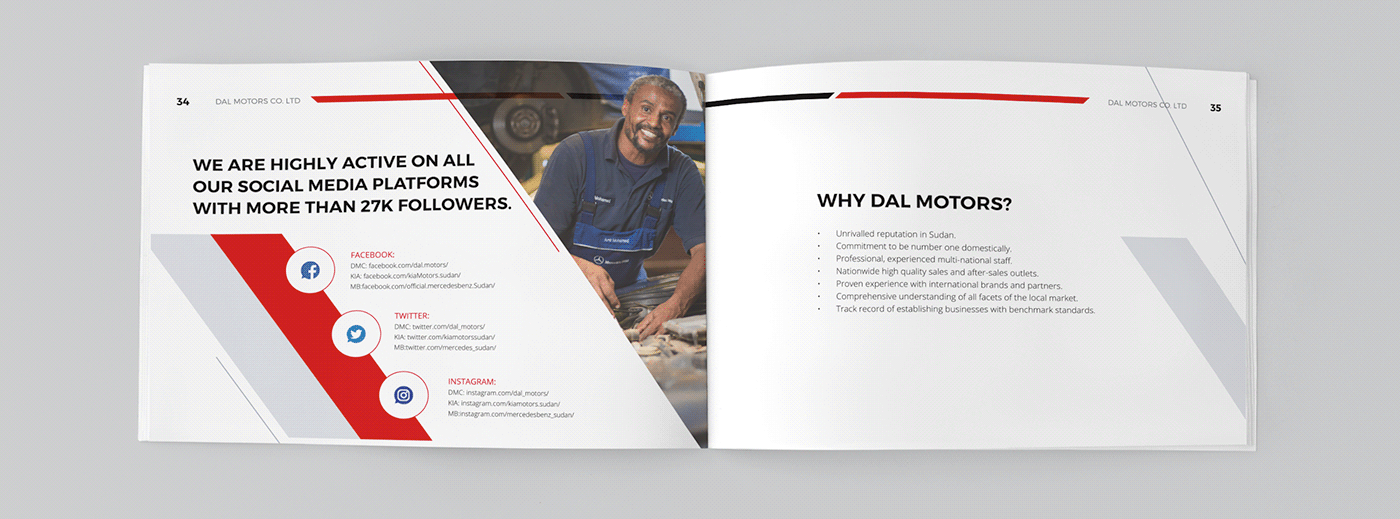 book Booklet brochure company profile dal DAL Motors Khartoum magazine Sudan