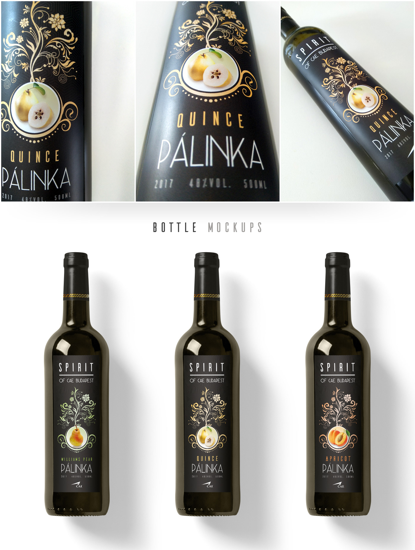 bottle label Brandy Label label design pálinka