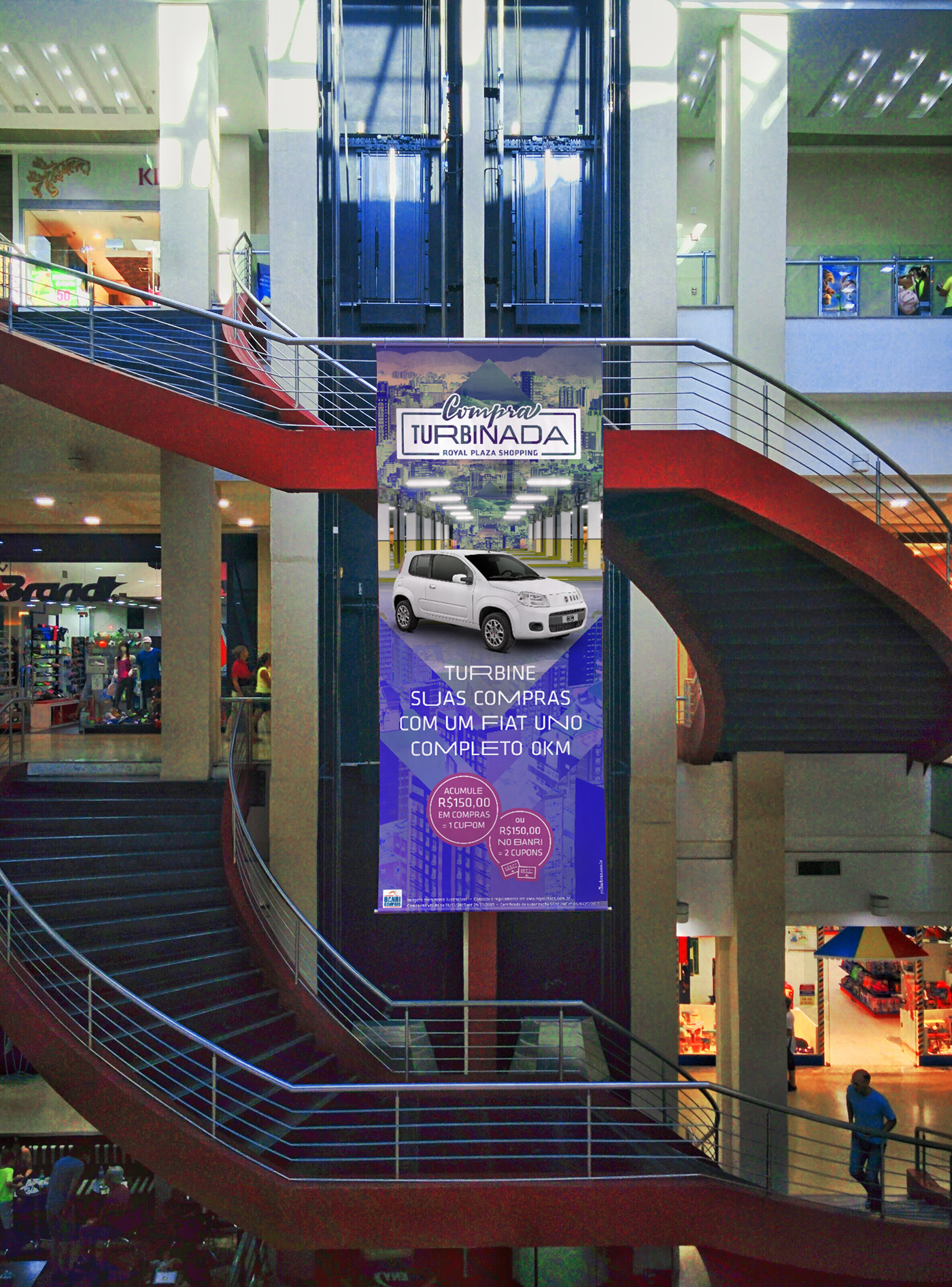 campanha vendas carro Promoção Shopping ads Advertising  colorful vibrante Psicodélico