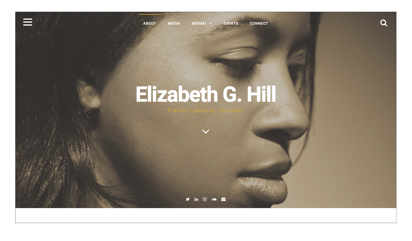 Classical music musician graphic design  Web Design  branding  identity