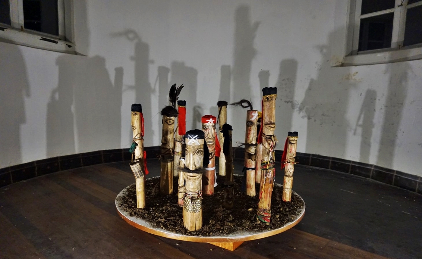 installation arts Bidayuh woodcarving ritual ceremonies symbolism myths