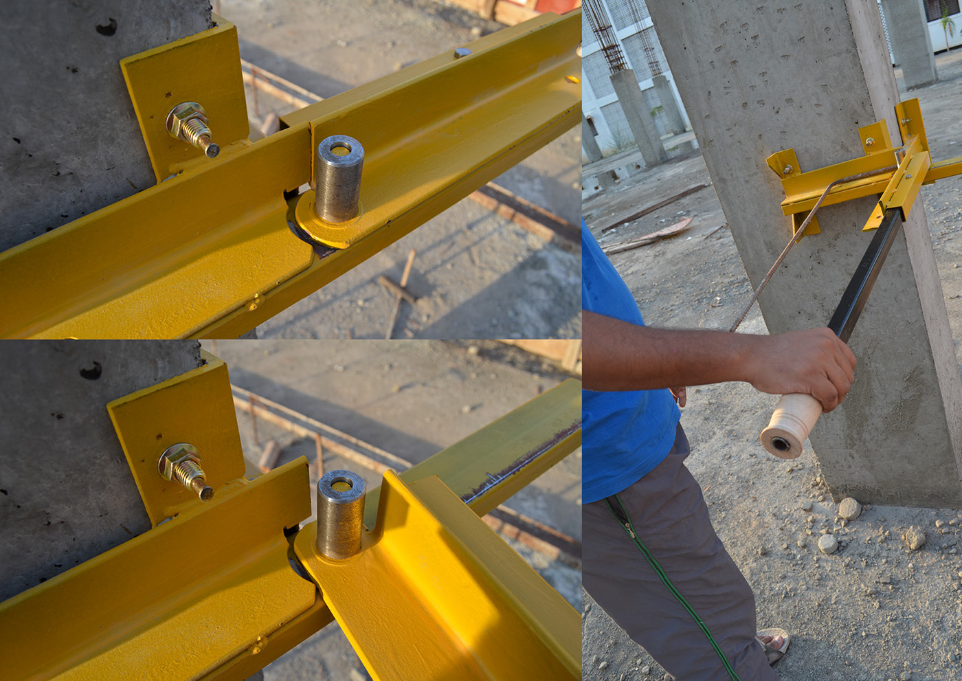 bending skid construction rebar bender