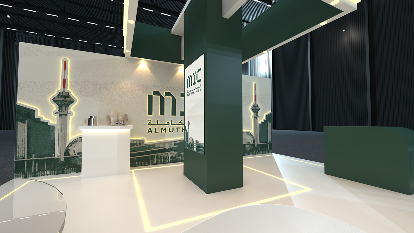 Exhibition  booth architecture 3ds max creative Creative Design Creativity design Graphic Designer Stand