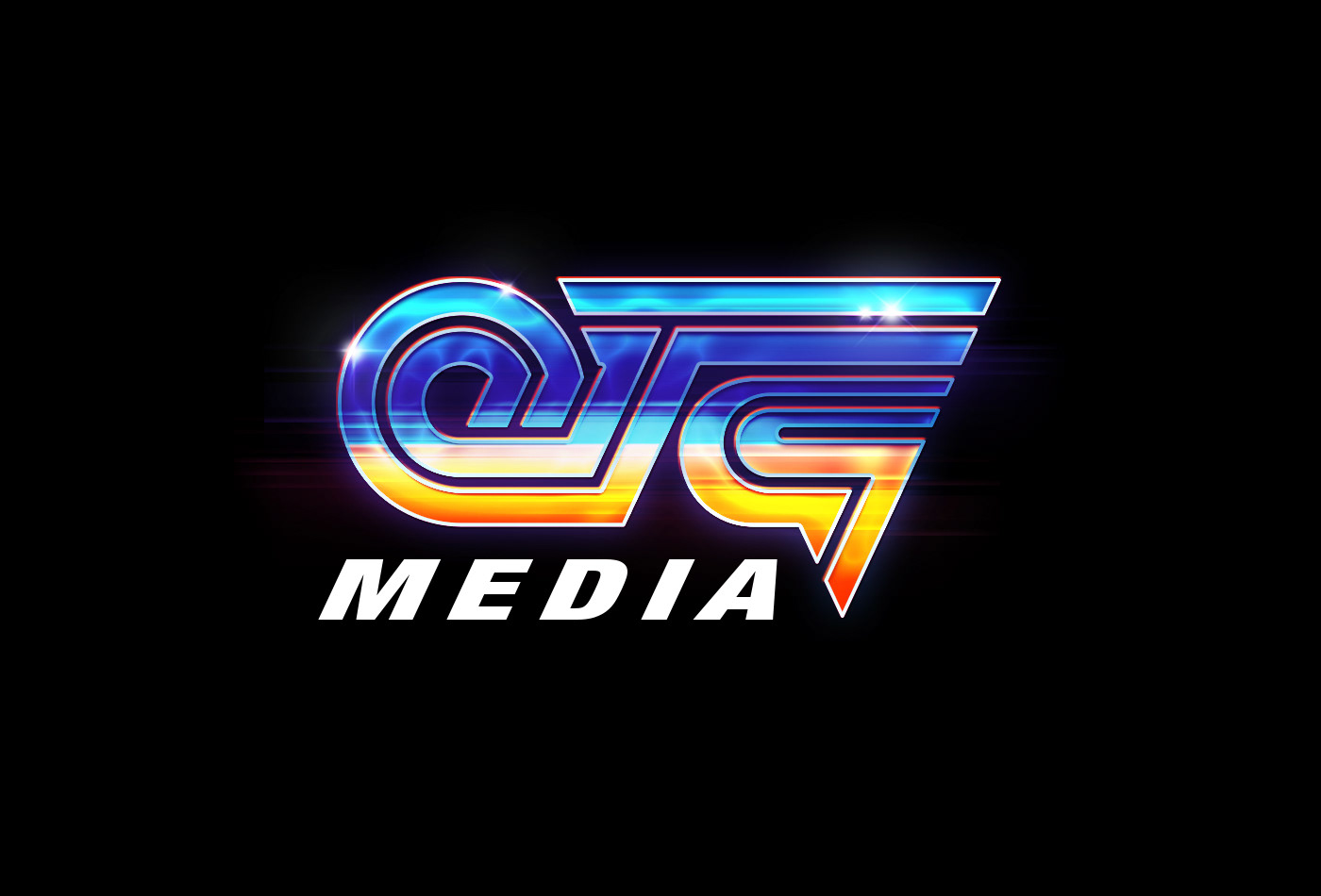 lettering youtube Channel cine Cinema 80's retro wave colors type experimental type is power