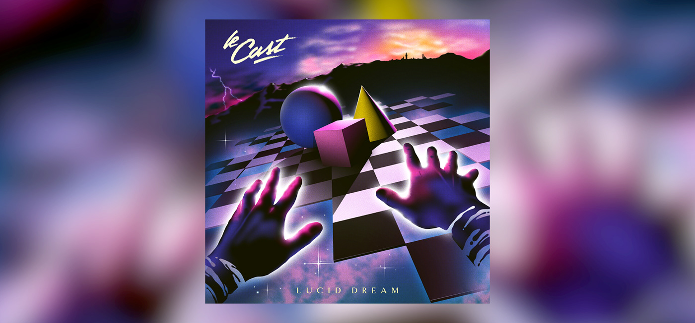 80s album cover artwork cover album design for music dreams music Retro surrealism Synthwave