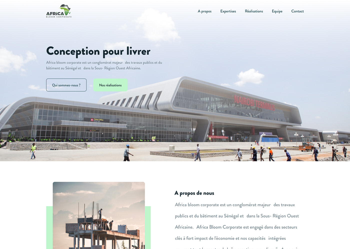 africa architecture dakar Figma senegal ui design UI/UX user interface Web Design  Website