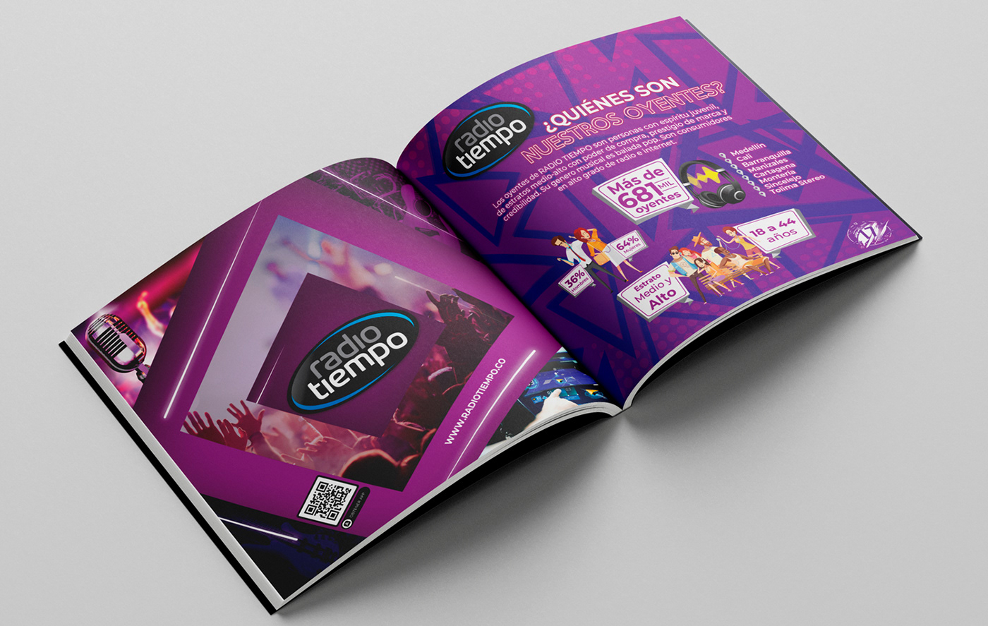 Advertising  book cover book design creative design graphic design  Radio