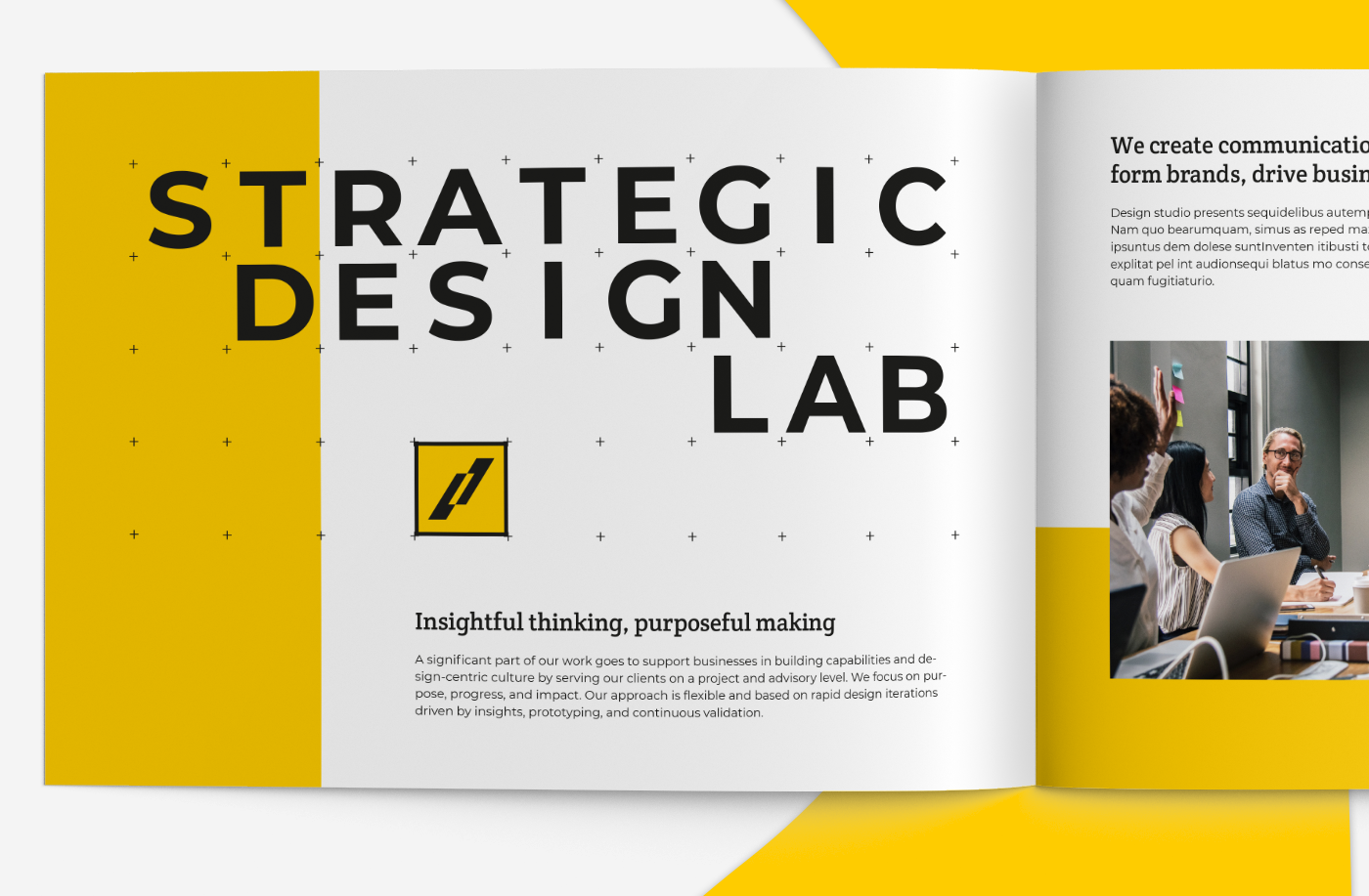 CI cd Corporate Identity design brochure Corporate Design creative agency guidelines brand