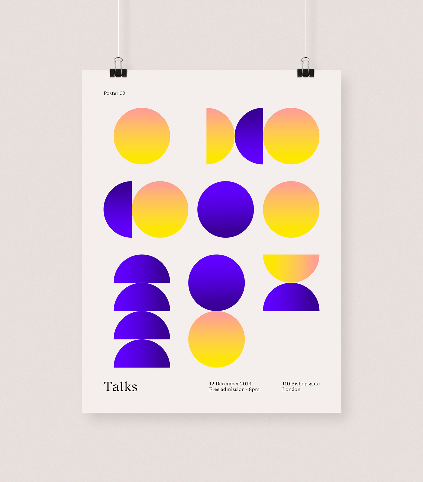Designtalk geometric gradient graphic design  minimalist poster shape typography   ILLUSTRATION  Patterns