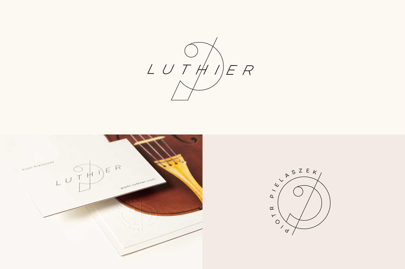 art direction  brand identity branding  identity logo Logotype luthier music typo typography  