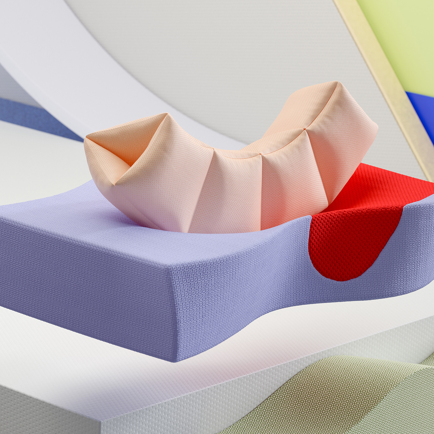 color MOTIONDESIG cinema 4d materials texture 3D Render scan laser stagedesign