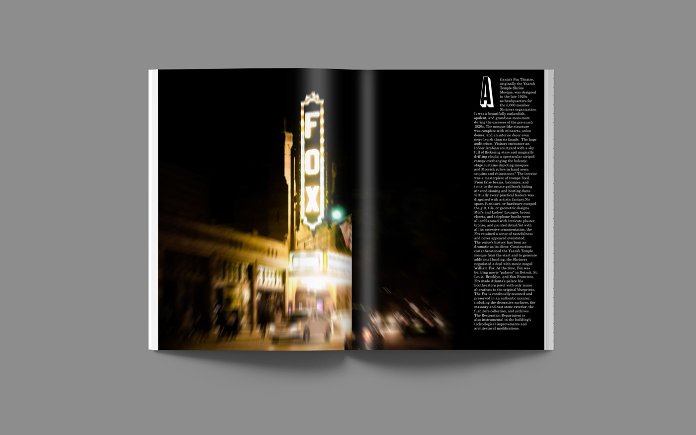 atlanta architectural magazine psychographic photojournalism  graphic design 
