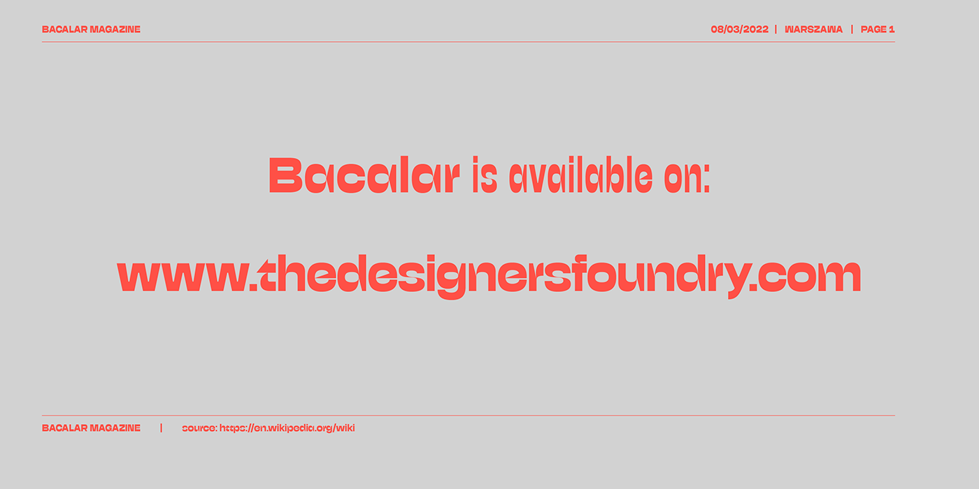 bacalar Brutalism display font ESPERIMENTAL experimental typeface lettering MACHALSKI Typeface typography   visual identity