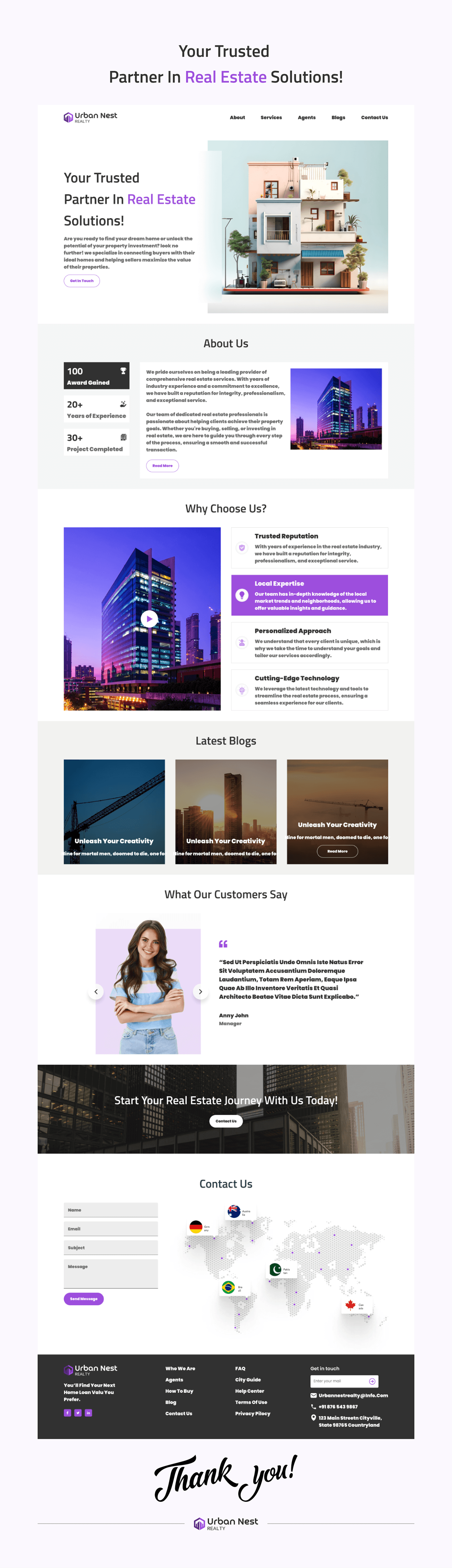 real estate Laning Page TRENDING UI/UX Figma Web Design  user interface UX design user experience Interface