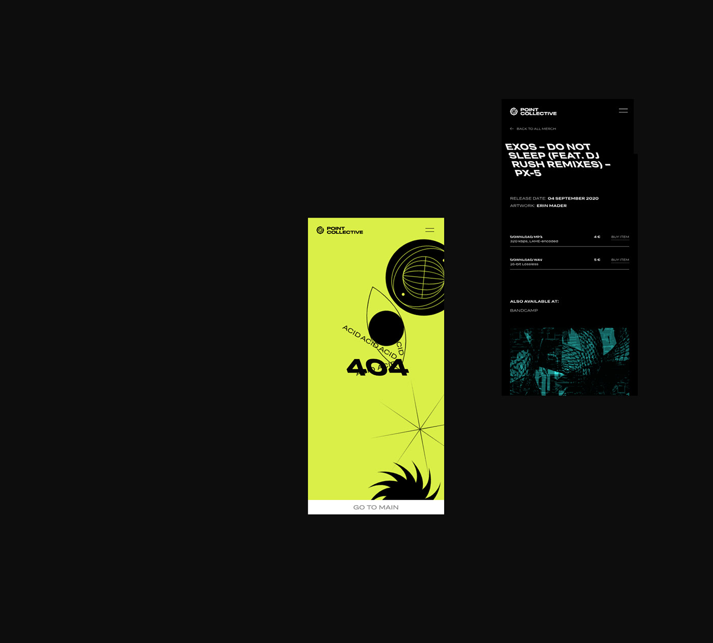 acid artists techno UI ArtDirection branding  interactive motion typography   Webdesign