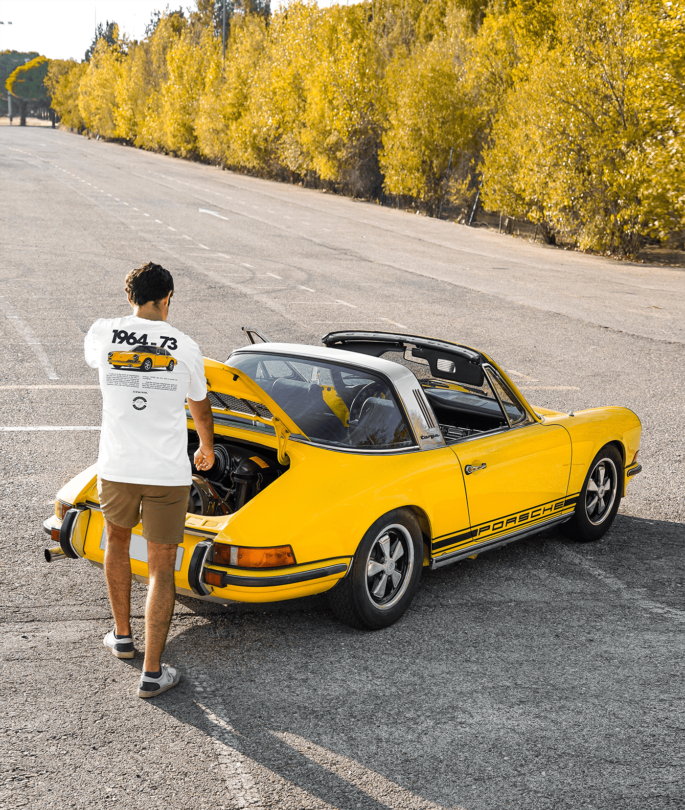 car fashion illustration Icon Motor Porsche Porsche 911 Porsche Illustration vector yellow