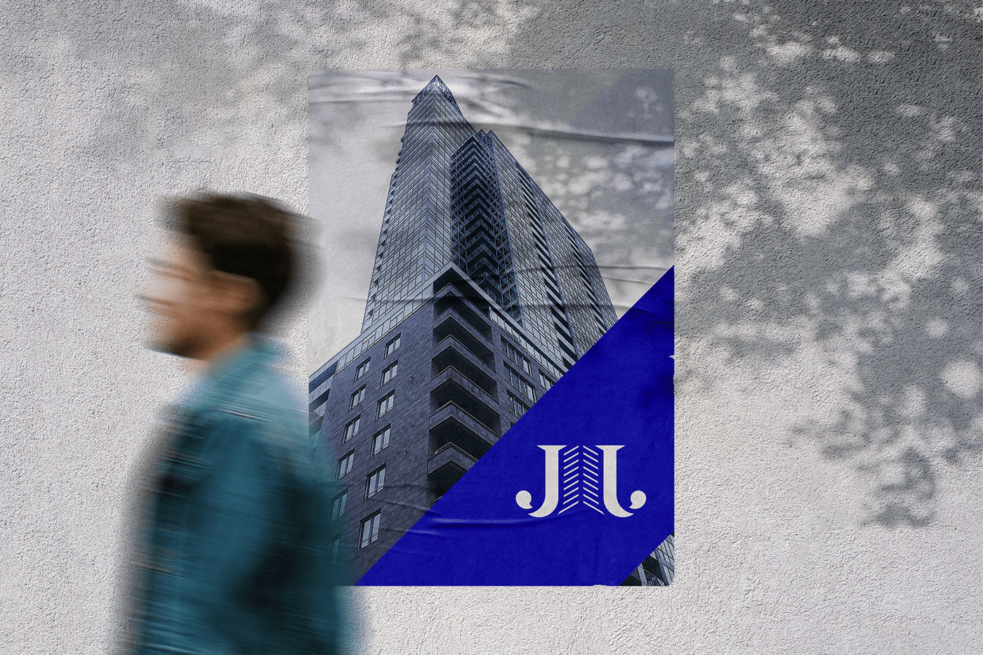 architecture branding  building clean design identity JJ logo Logo Design monogram real estate
