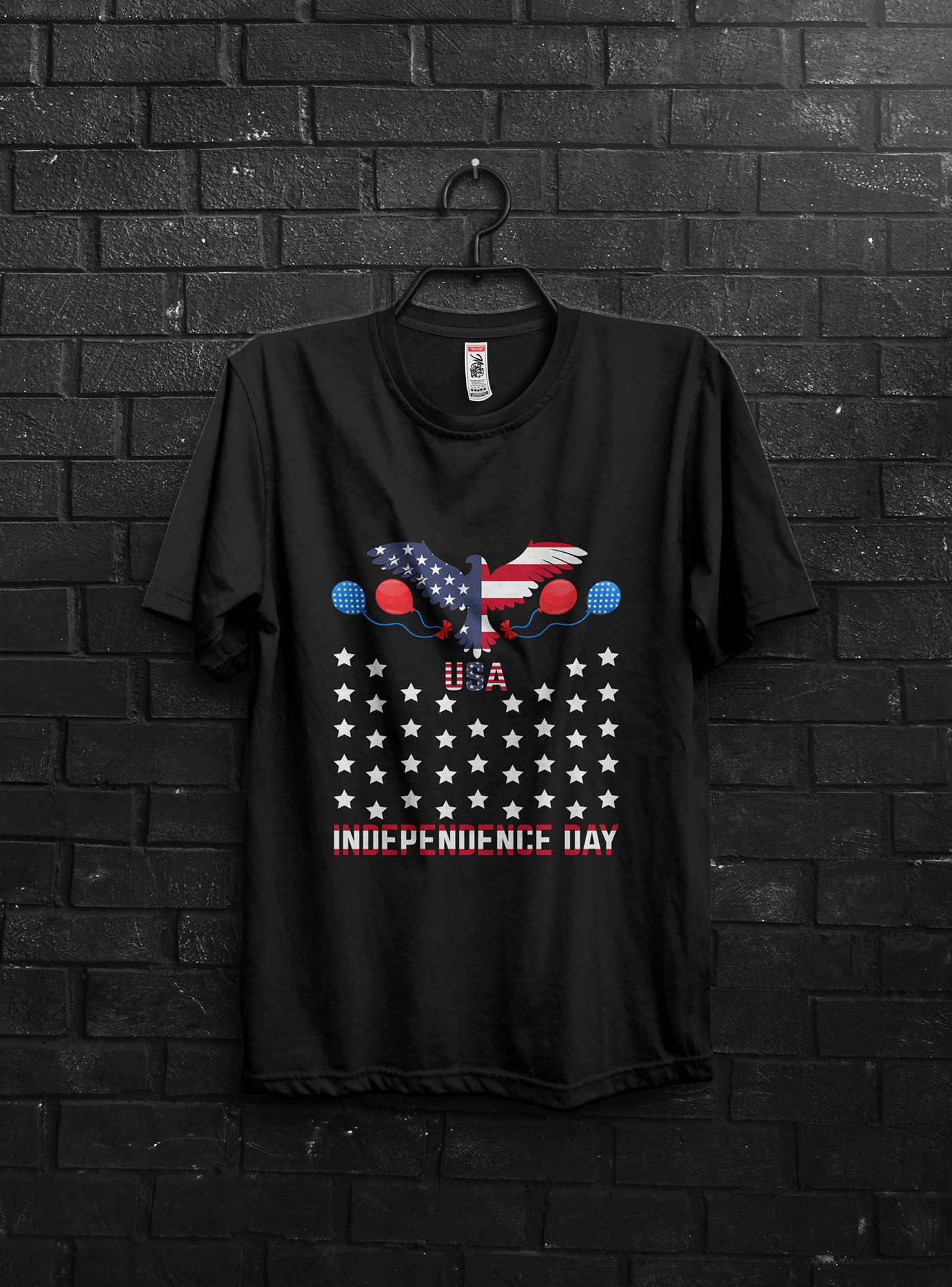 t-shirt typography   T-Shirt Design independence day 4th of July american flag usa design bulk t-shirt design united states
