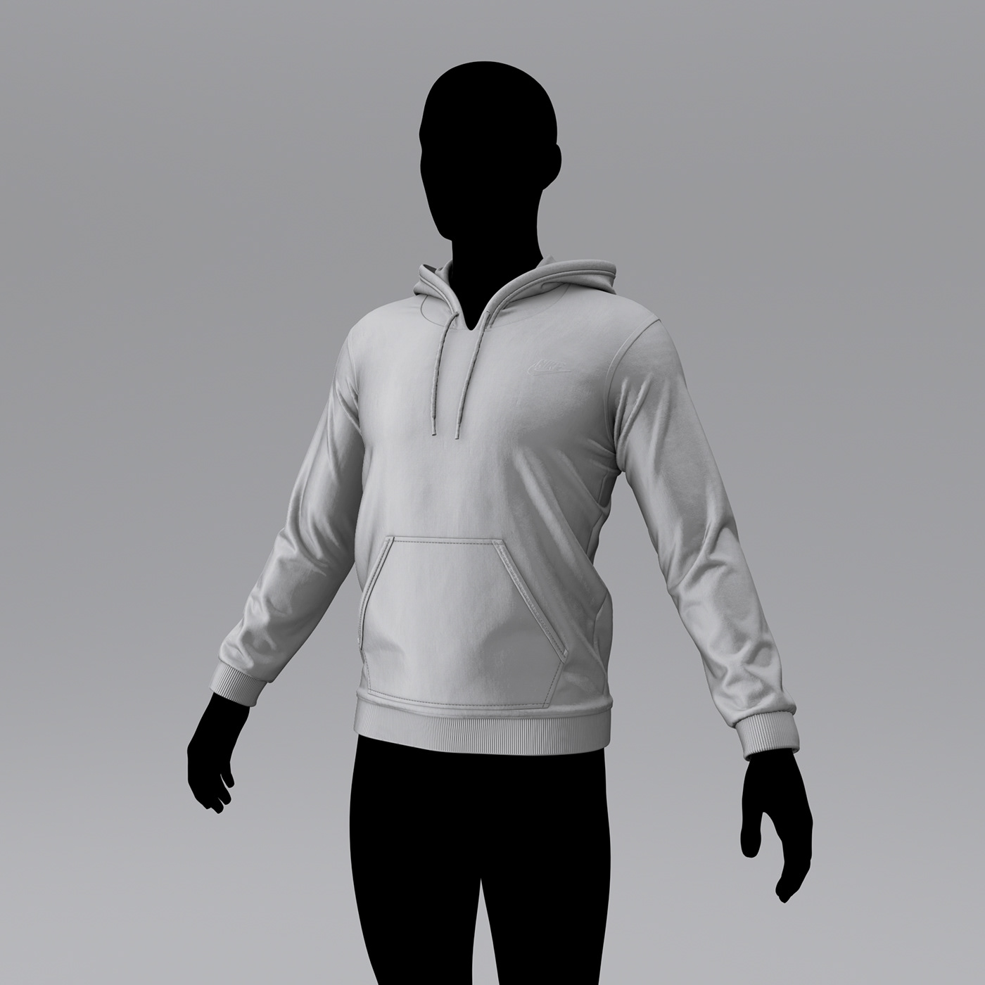 3D CGI cloth cotton designer fabric hoodie marvelous